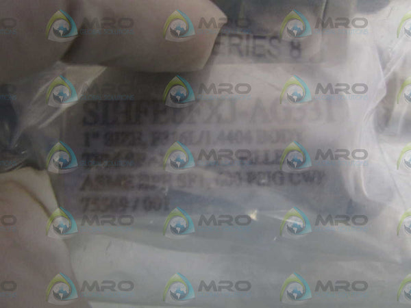 1" BALL VALVE SIHFE8FX1-AG331 NSNP IN BAG