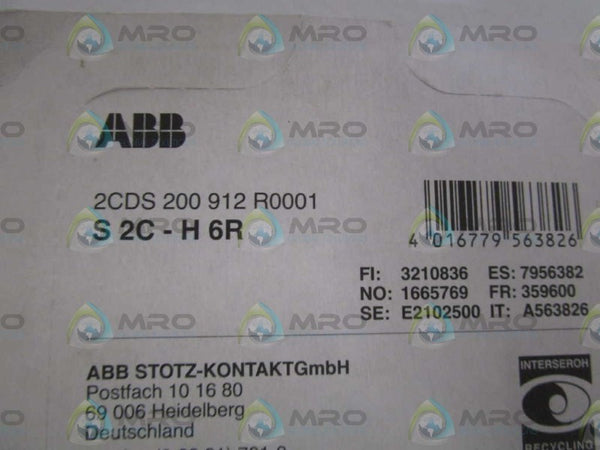 ABB AUXILIARY CONTACT 2CDS200912R0001  NSMP