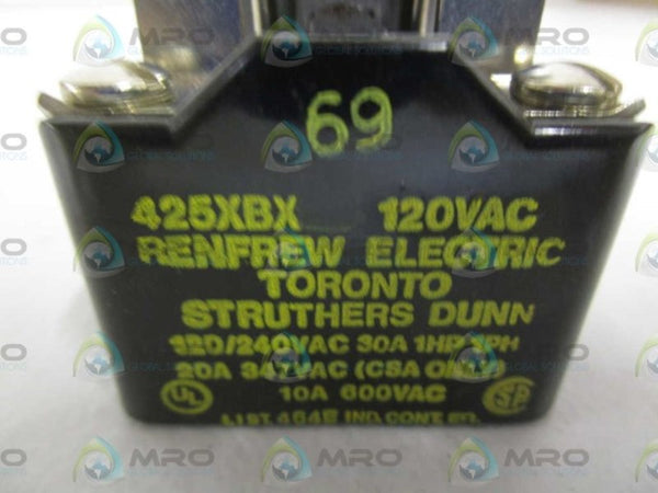 STRUTHERS-DUNN 425XBX69-K5 RELAY 120VAC  NSMP