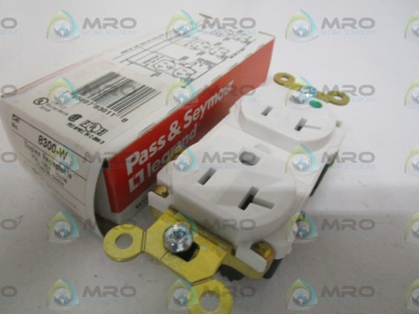 PASS & SEYMOUR 8300-W DUPLEX RECEPTACLE NSMP