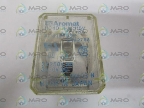 AROMAT HC4D-H-AC115V RELAY 110/120V UNMP