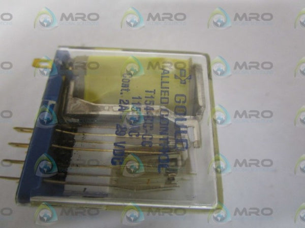 ALLIED CONTROL T154-CC-CC RELAY 115VAC NSNP