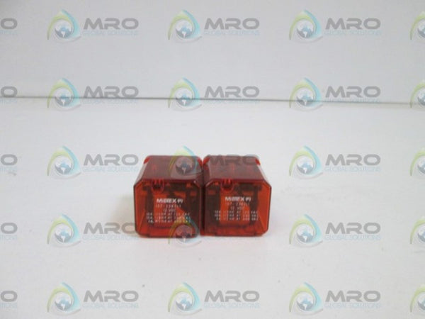 LOT OF 2 MIDTEX RELAY 12VDC 157-23B2L1  UNMP