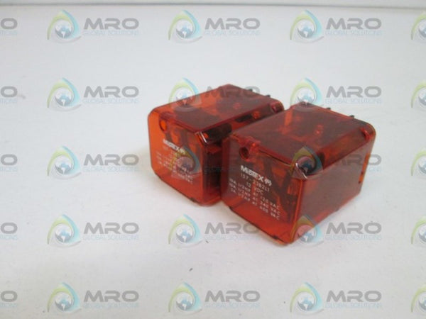 LOT OF 2 MIDTEX RELAY 12VDC 157-23B2L1  UNMP