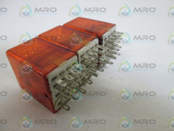 LOT OF 3 MIDLAND ROSS RELAY  24VAC 156-14Q1A3  UNMP