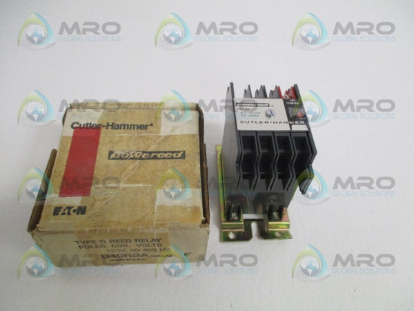 CUTLER-HAMMER D40RBA REED RELAY (MISSING ACCESSORIES) NSMP