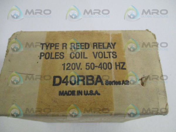 CUTLER-HAMMER D40RBA REED RELAY (MISSING ACCESSORIES) NSMP