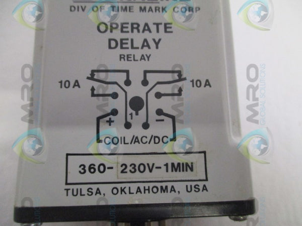 SIGNALINE 360-230V-1MIN OPERATE RELAY  UNMP