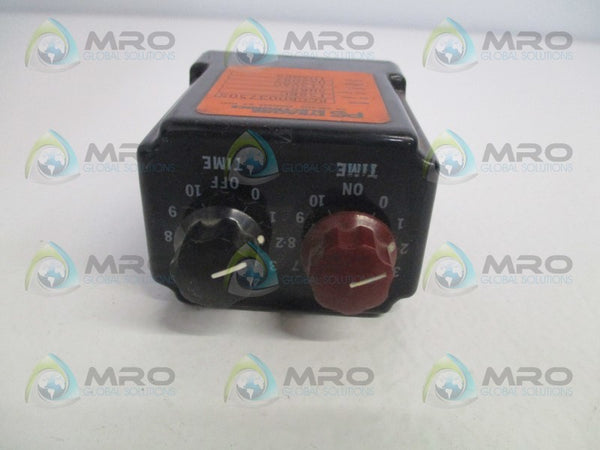 SYRACUSE ELECTRONICS RCCB0037505 TIME DELAY RELAY 15SEC./5HRS. UNMP