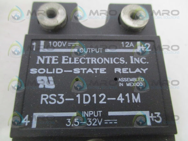 NTE ELECTRONICS RS3-1D12-41M SOLID STATE RELAY NSMP
