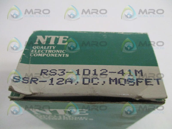 NTE ELECTRONICS RS3-1D12-41M SOLID STATE RELAY NSMP