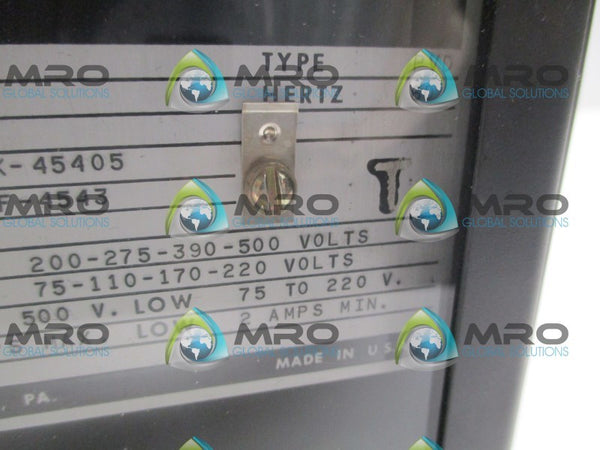 GENERAL ELECTRIC 12PVD21B1A HIGH IMPEDANCE DIFFERENTIAL RELAY NSMP