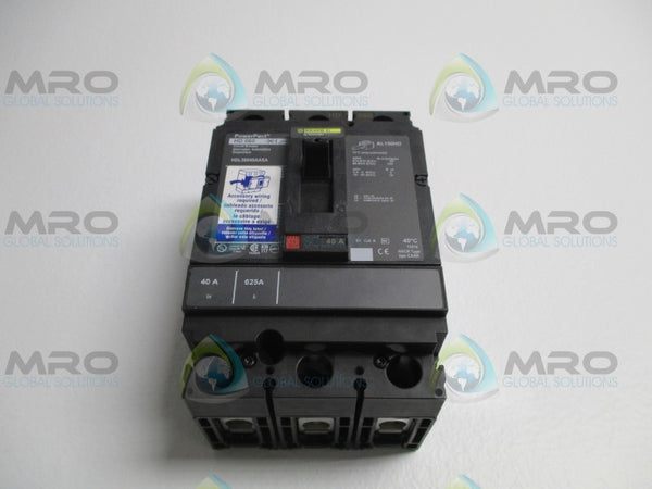 SQUARE D POWERPACT HDL36040AASA CIRCUIT BREAKER 40A  NSMP