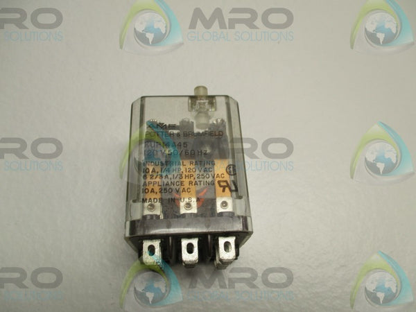 AMF POTTER & BRUMFIELD KUP-14A45-120 RELAY 120V  NSNP