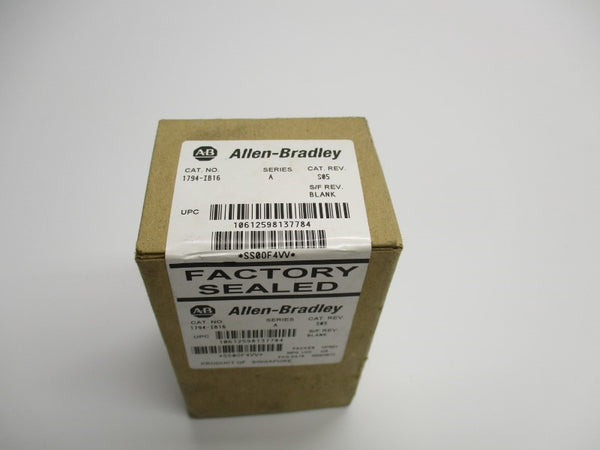 ALLEN BRADLEY 1794-IB16 SER. A DATE: 2009 NSFS