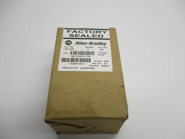 ALLEN BRADLEY 1794-IB16 SER. A DATE: 2009 NSFS