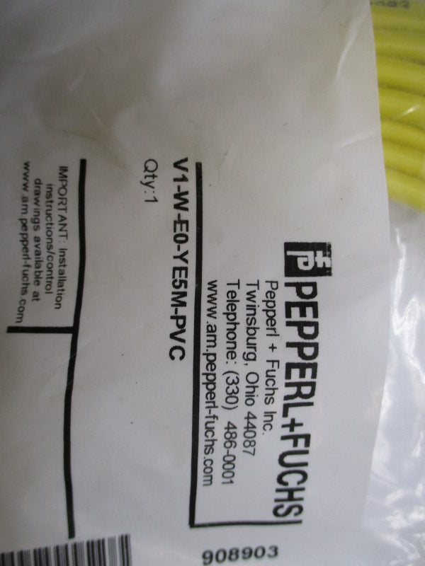PEPPERL+FUCHS V1-W-E0-YE5M-PVC NSMP