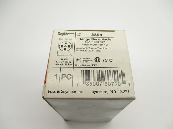 PASS&SEYMOUR LEGRAND 3894 125/250V 50A NSMP