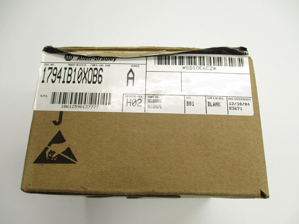 ALLEN BRADLEY 1794-IB10XOB6 SER. A 10-31.2VDC 2A NSMP