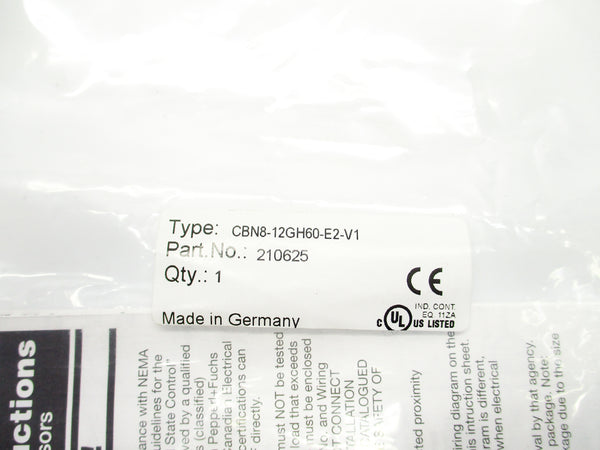 PEPPERL+FUCHS CBN8-12GH60-E2-V1 NSMP