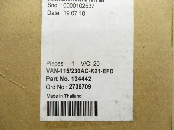 PEPPERL+FUCHS VAN-115/230AC-K21-EFD NSMP