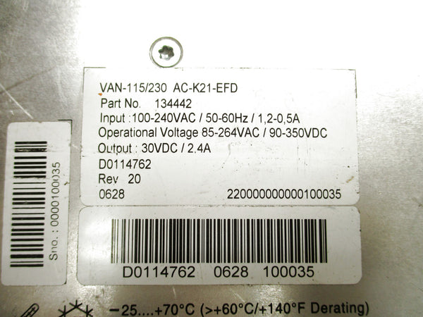 PEPPERL+FUCHS VAN-115/230AC-K21-EFD NSNP