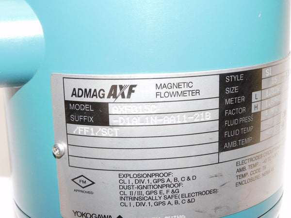 YOKOGAWA AXF015C-D1AL1N-AA11-21B/FF1/SCT REMAN