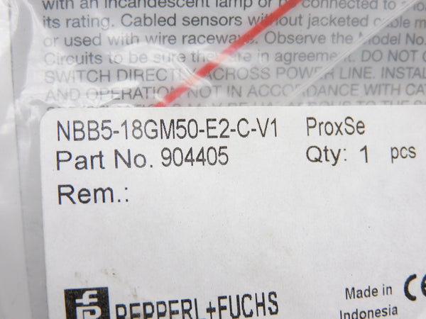 PEPPERL+FUCHS NBB5-18GM50-E2-C-V1 NSMP