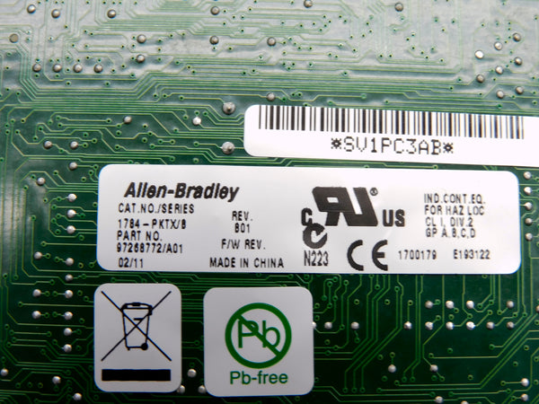 ALLEN BRADLEY 1784-PKTX SER. B NSMP