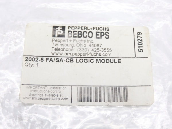 PEPPERL+FUCHS 2002-5FA/SA-CB 500592 NSMP