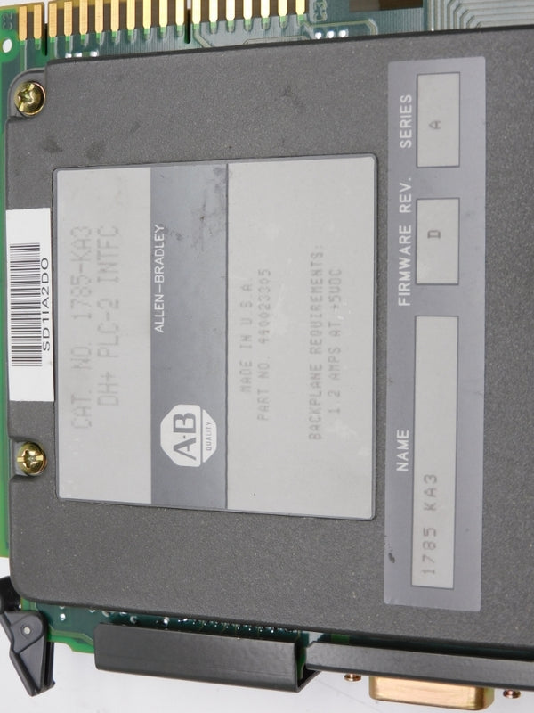 ALLEN BRADLEY 1785-KA3 SER. A F/W D NSNP