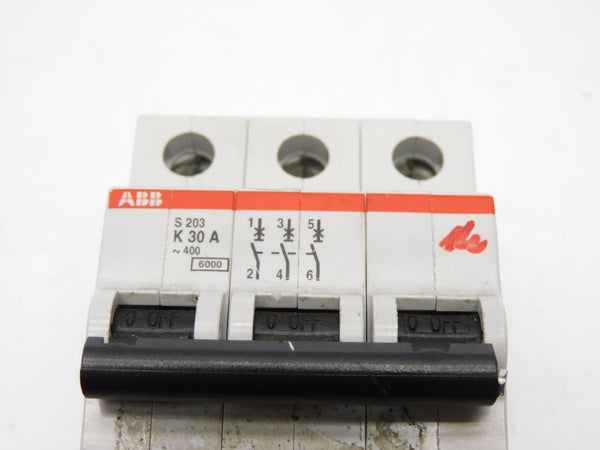 ABB 2CDS253001R0527 S203-K30 30A 400V UNMP