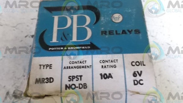 POTTER & BRUMFIELD MR3D RELAY  NSMP