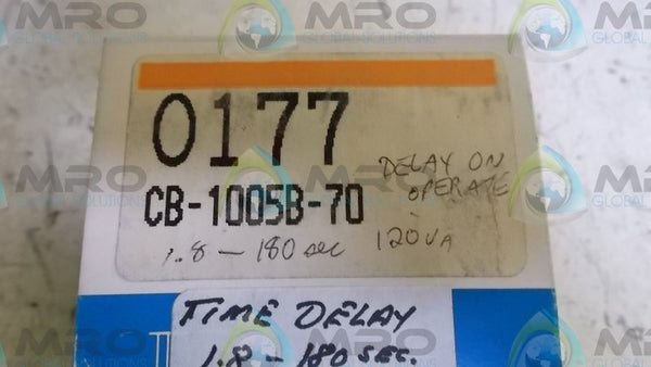 POTTER & BRUMFIELD CB-1005B-70 TIME DELAY RELAY  NSMP