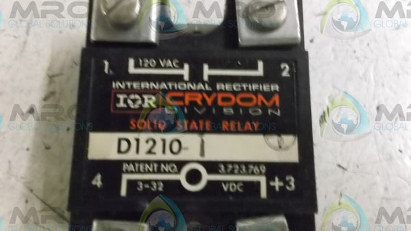 CRYDOM D1210-1 RELAY  UNMP