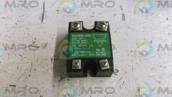 ELECTROMATIC RA2450-D06 RELAY  UNMP