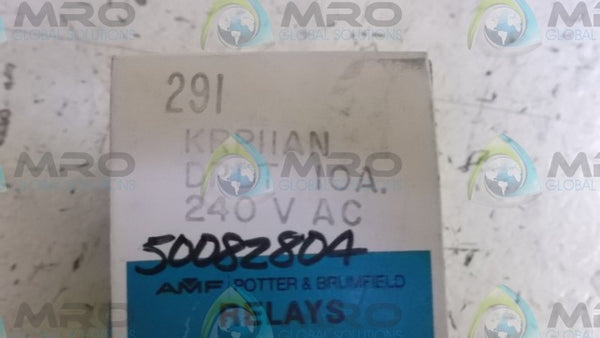 POTTER & BRUMFIELD KRP-11AN-240 RELAY 240VAC  NSMP