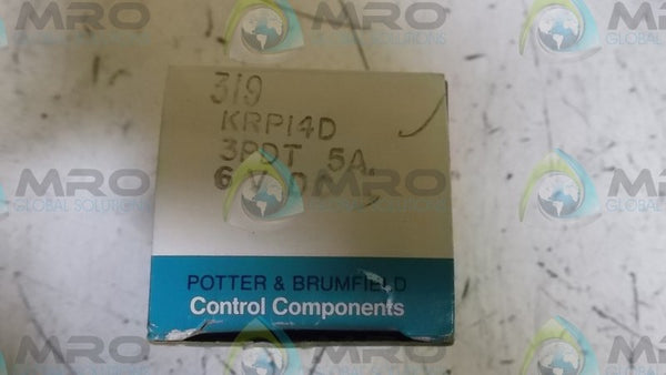 POTTER & BRUMFIELD KRP14D-6 RELAY  NSMP