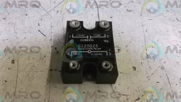 GORDOS G120D25 SOLID STATE RELAY 120VAC  UNMP