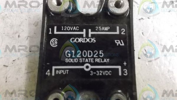 GORDOS G120D25 SOLID STATE RELAY 120VAC  UNMP