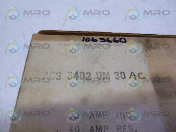 ARROW HART ACS3402UM30 RELAY  NSMP