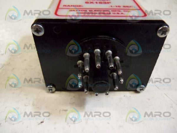 DAYTON 6X153F TIME DELAY RELAY 1-10 SEC  UNMP