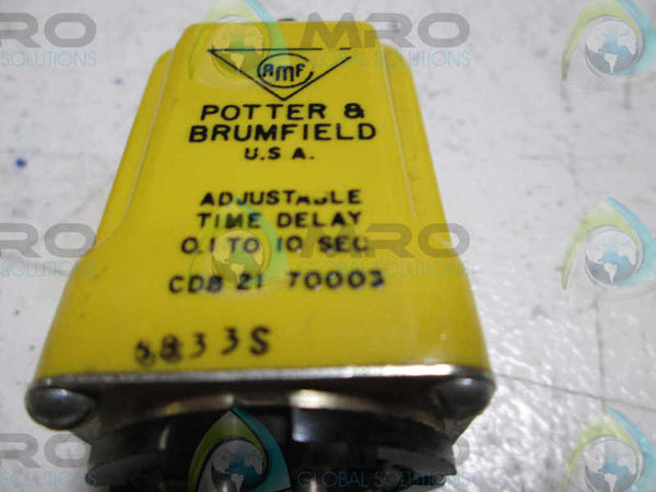 POTTER & BRUMFIELD CDB-21-70003 RELAY  UNMP