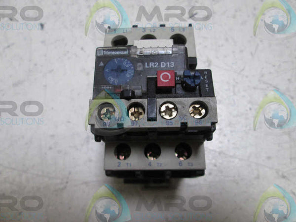 TELEMECANIQUE LR2D1305 RELAY W/ LA7-D1064 RELAY  UNMP