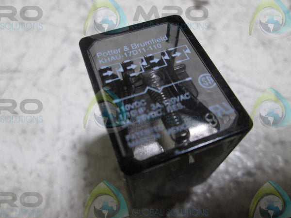 POTTER & BRUMFIELD KHAU-17D11-110 POWER RELAY  NSMP