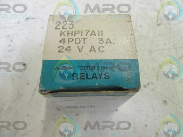 POTTER & BRUMFIELD KHP17A11 RELAY  NSMP