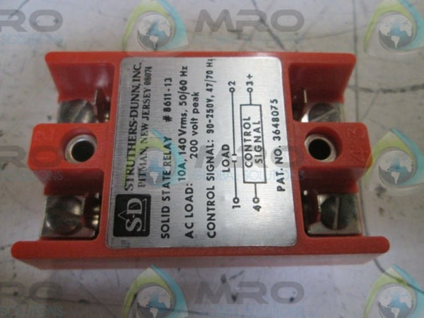 STRUTHERS-DUNN 8611-13 SOLID STATE RELAY  NSMP