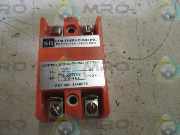STRUTHERS-DUNN 8611-14 SOLID STATE RELAY  NSMP