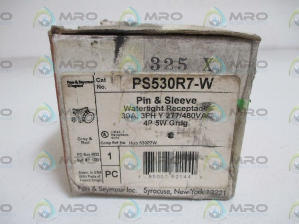 PASS & SEYMOUR PS530R7-W WATERTIGHT RECEPTACLE NSMP