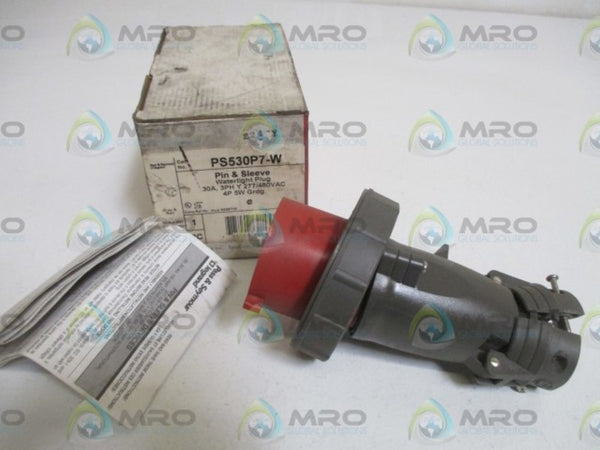 PASS & SEYMOUR PS530P7-W WATERTIGHT PLUG NSMP